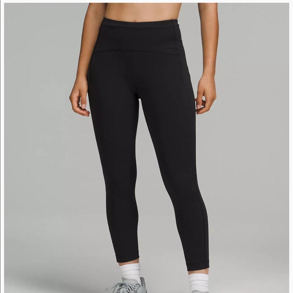 Black High-Rise Luxtreme Tight 25”